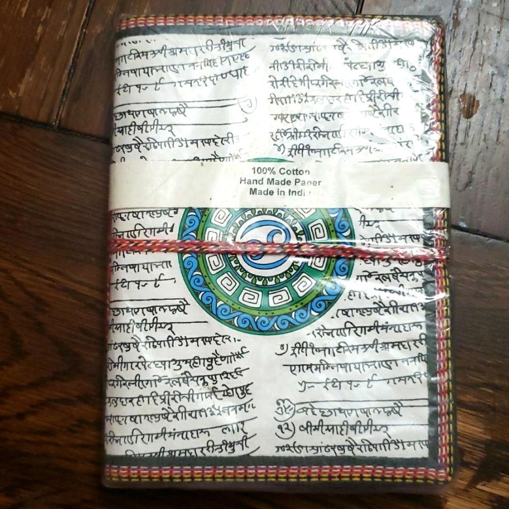 Handmade Organic Indian Journal "Cancer" astrological sign.